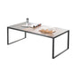 Table basse Frame/Frame Table basse rectangulaire moderne en MDF 18''H