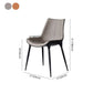 Modern Parsons Armless Chairs Leather Curved Dining and Accent Chairs Clearhalo 'Dining Chairs' 'Dining Tables & Seating' 'dining_chair' 'furn' 'furn_dining_chair' 'Furniture' 'Kitchen & Dining Furniture' 1200x1200_022ca772-bde3-4204-9f96-ff6cf6f54d6f
