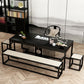 Contemporary Upholstered Bench Home Rectangle Seating Bench with Black Legs Clearhalo 'Benches' 'Chairs & Seating' 'furn' 'furn_benches' 'Furniture' 'Living Room Furniture' 1200x1200_022d1c07-94d3-4ca0-9e96-9eaaa0e517a1