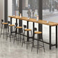 Contemporary Bar Stool Backrest Barstool with Black Metal Legs Clearhalo 'Bar Furniture' 'Bar Stools' 'bar_stools' 'furn' 'furn_bar_stools' 'Furniture' 'Kitchen & Dining Furniture' 1200x1200_022f99a0-880d-4379-aa69-fc859eafe7be