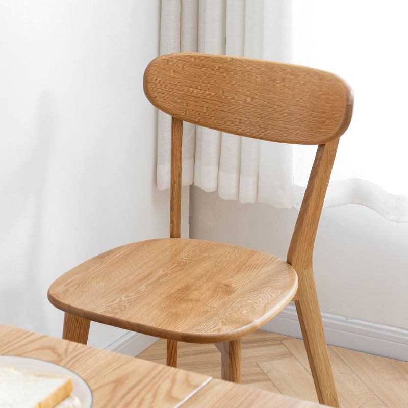 Scandinavian Style Dining Room Chair Wood Dining Side Armless Chair for Kitchen Clearhalo ' kitchen&dining_furn' 'Dining Chairs' 'Dining Tables & Seating' 'dining_chair' 'Furniture' 'furniture_dining_chair' 'Kitchen & Dining Furniture' 'kitchen' 1200x1200_02309319-6f86-460b-8b8d-55b4aa7bf62c