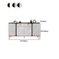 Sideboard Glam Sideboard con cassetto in pietra e sideboard a buffet in legno