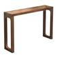Solid Wood Console Table 33.46" Tall 1-shelf Accent Table with Sled Base Clearhalo 'Console Tables' 'console_tables' 'Entry & Mudroom Furniture' 'furn' 'furn_console_tables' 'Furniture' 1200x1200_0237bcd1-80fb-4aad-81cc-a0ec69946265