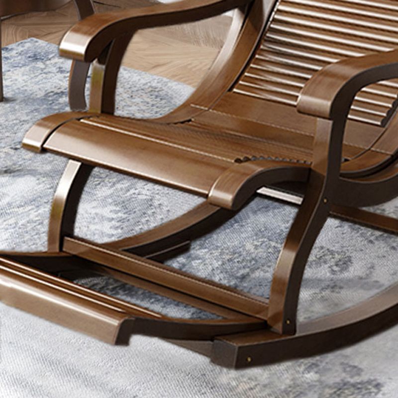 Silla de sofá de madera maciza china Rocking Rocking para sala de estar