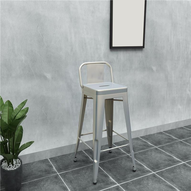 Metal Modern Indoor Bar Stool Footrest Low Back Counter Height Rectangular Stool Clearhalo 'Bar Furniture' 'Bar Stools' 'bar_stools' 'furn' 'furn_bar_stools' 'furniture_bar_stools' 'Kitchen & Dining Furniture' 'kitchen&dining_furn' 'kitchen' 'kitchen_furn' Furniture' 1200x1200_023a2aad-4818-43f9-b1bf-2721fd41743e