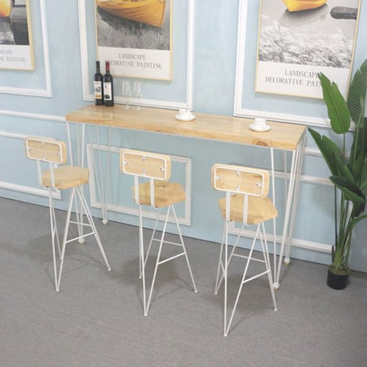 Mesa de comedor de bar de estilo moderno mesa de bar rectangular para cocina