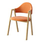Scandinavian Study Room Metal Arm Chair Colorful Open Dining Chair with Natural Legs Clearhalo ' kitchen&dining_furn' 'Dining Chairs' 'Dining Tables & Seating' 'dining_chair' 'furn' 'furn_dining_chair' 'Furniture' 'furniture_dining_chair' 'Kitchen & Dining Furniture' 'kitchen' 1200x1200_023bdf64-31d3-48d8-8384-eac89b14bf5f