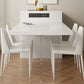 Modern Style Dining Table Sintered Stone Rectangle Table for Kitchen