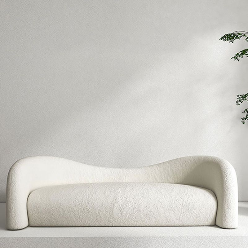 Contemporary Wool Curved Sofa Modern Sloped Arm Sofa for Living Room Clearhalo 'furn' 'furn_sofas' 'Furniture' 'Living Room Furniture' 'Sofa' 'sofas' 1200x1200_023da13a-d9e8-4df3-ad34-2f55b1887ca1