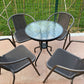 Round Shape Minimalist Style Dining Table Transparent Fixed Table of Glass Clearhalo ' dining_table' 'Dining Tables & Seating' 'Dining Tables' 'furn' 'furn_dining_table' 'Furniture' 'furniture_dining_table' 'Kitchen & Dining Furniture' 'kitchen&dining_furn' 'kitchen' 'kitchen_dining_table' 1200x1200_0243625f-79a2-4143-a689-f0fb9a993052