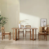 Industrial Solid Wood Brown Dining Table Rectangle Standard Dining Table for Kitchen Clearhalo ' dining_table' 'Dining Tables & Seating' 'Dining Tables' 'furn' 'furn_dining_table' 'Furniture' 'furniture_dining_table' 'Kitchen & Dining Furniture' 'kitchen&dining_furn' 'kitchen' 'kitchen_dining_table' 1200x1200_0243d009-e44c-4612-84f5-b56daca990aa