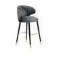 Glam Backrest Bar Stool Upholstered Counter Stool for Bristol with Wooden Legs Clearhalo 'Bar Furniture' 'Bar Stools' 'bar_stools' 'furn' 'furn_bar_stools' 'Furniture' 'Kitchen & Dining Furniture' 1200x1200_0248509b-5d49-4044-b21f-9c4de529f699