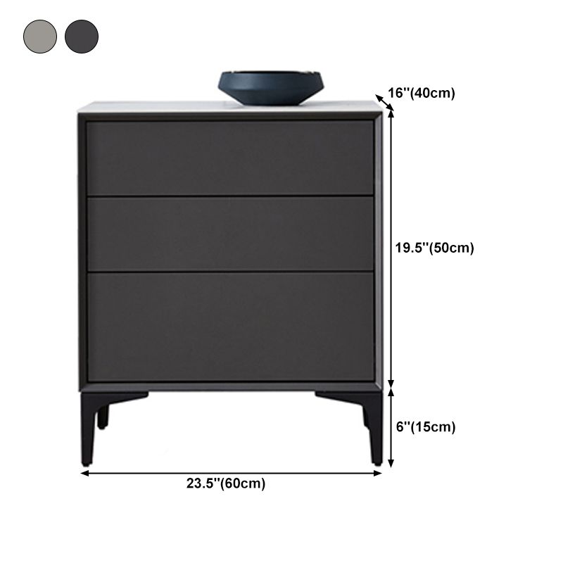 Grey Wood and Stone Buffet Server Modern Living Room Buffet/Console with Drawers Clearhalo 'buffet_sideboard' 'Buffets & Sideboards' 'Furniture' 'furniture_buffet_sideboard' 'Kitchen & Dining Furniture' 1200x1200_024978fb-4757-4005-b688-ed9b3ecf8f75