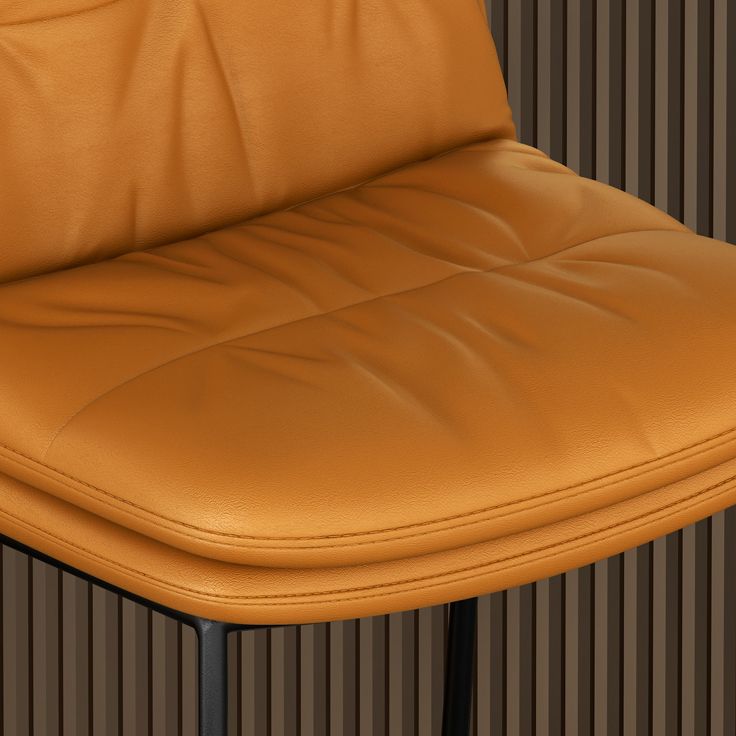 Faux Leather Bar Stools Industrial Metal Patio Bar Stool with Black Legs Clearhalo 'Bar Furniture' 'Bar Stools' 'bar_stools' 'furn' 'furn_bar_stools' 'Furniture' 'Kitchen & Dining Furniture' 1200x1200_02499039-c81f-4fb7-b2d2-0a5fb25c3c7e