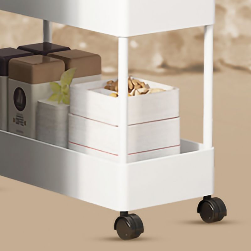 Zeitgenössischer Bücherregal Plastik Open Back Bücherregal für Büro mit Zaubererrädern