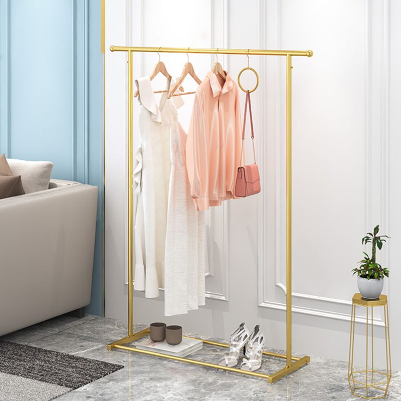 Rack de manteau de style moderne couleur de couleur de couleur materne métallique autonome