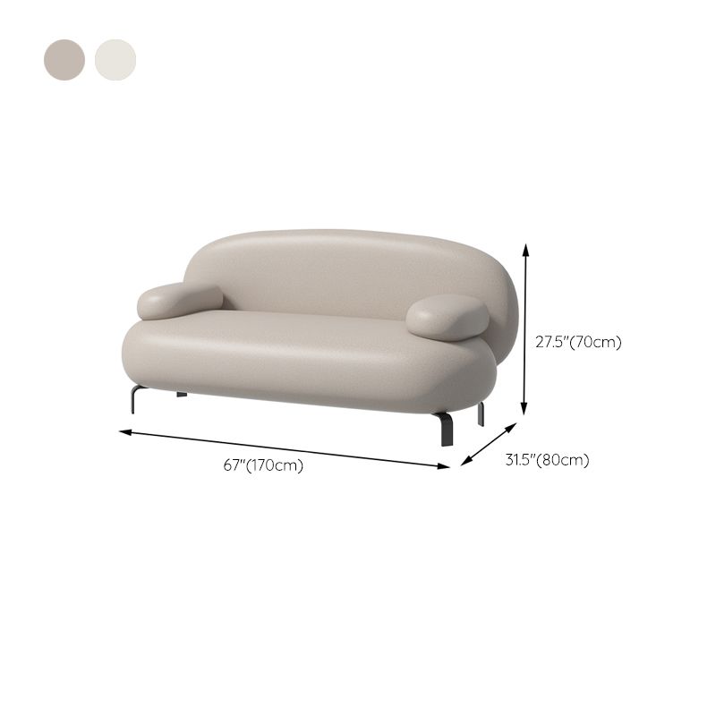 Contemporary Solid Color Sofa 31.49" Wide Pillow Top Arm Sofa Clearhalo 'furn' 'furn_sofas' 'Furniture' 'Living Room Furniture' 'Sofa' 'sofas' 1200x1200_024e54e3-29b7-4931-a130-e3e1a52e0ea1