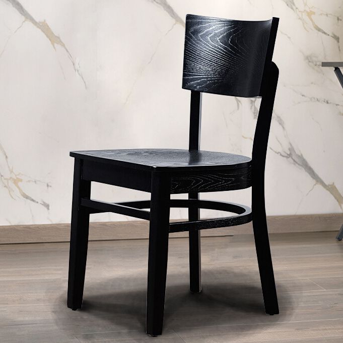 Contemporary Style Chairs Armless Chair for Kitchen with Wood Legs