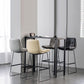 Scandinavian Armless Beauty Salon Stool Matte Finish Upholstered Bar Stools Clearhalo 'Bar Furniture' 'Bar Stools' 'bar_stools' 'furn' 'furn_bar_stools' 'Furniture' 'furniture_bar_stools' 'Kitchen & Dining Furniture' 1200x1200_025003c2-b3e0-4ed6-a185-55e341f95ec5