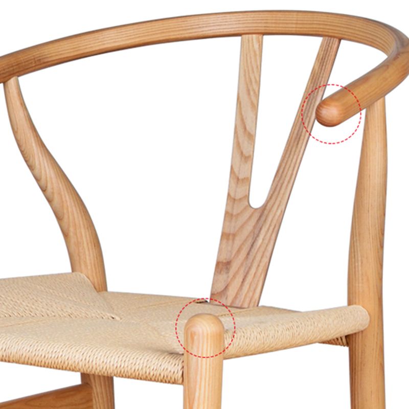 Contemporary Style Ash Wood Chair Dining Room Fork Bone Back Chairs Set Clearhalo ' kitchen&dining_furn' 'Dining Chairs' 'Dining Tables & Seating' 'dining_chair' 'furn' 'furn_dining_chair' 'Furniture' 'furniture_dining_chair' 'Kitchen & Dining Furniture' 'kitchen' 1200x1200_02507c5a-d5e1-4e1d-bd01-1f90f37d8514