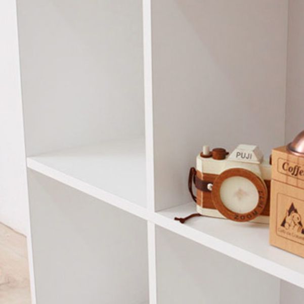 Engineered Wood Shelf Bookcase Contemporary Bookshelf for Study Room