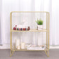 11" Wide Glam Shelf Bookcase Closed Back Gold Metal Bookcase Clearhalo 'Bookcases' 'furn' 'furn_bookcases' 'Furniture' 'Office Furniture' 1200x1200_02537fe1-de88-4ac8-a0d1-95158bb321f6