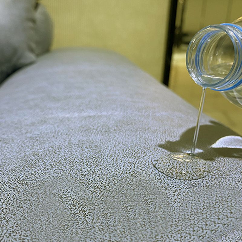 Contemporary Pillow Back Cushions Sectional Fabric/Faux Leather Sofa with Storage Clearhalo 'Furniture' 'furniture_sectionals' 'Living Room Furniture' 'Sectionals' 1200x1200_02539648-e64f-46b0-85ee-e4719ffbdb05