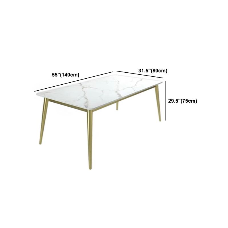 Nordic 1/4/5/7 Pieces Dining Set Rectangle Stone Dining Table for Kitchen Dining Room Clearhalo 'Dining Room Sets' 'Dining Tables & Seating' 'dining_room_set' 'furn' 'furn_dining_room_set' 'Furniture' 'Kitchen & Dining Furniture' 1200x1200_0254cb2a-49e2-4e64-b78c-71d60eed9d2d