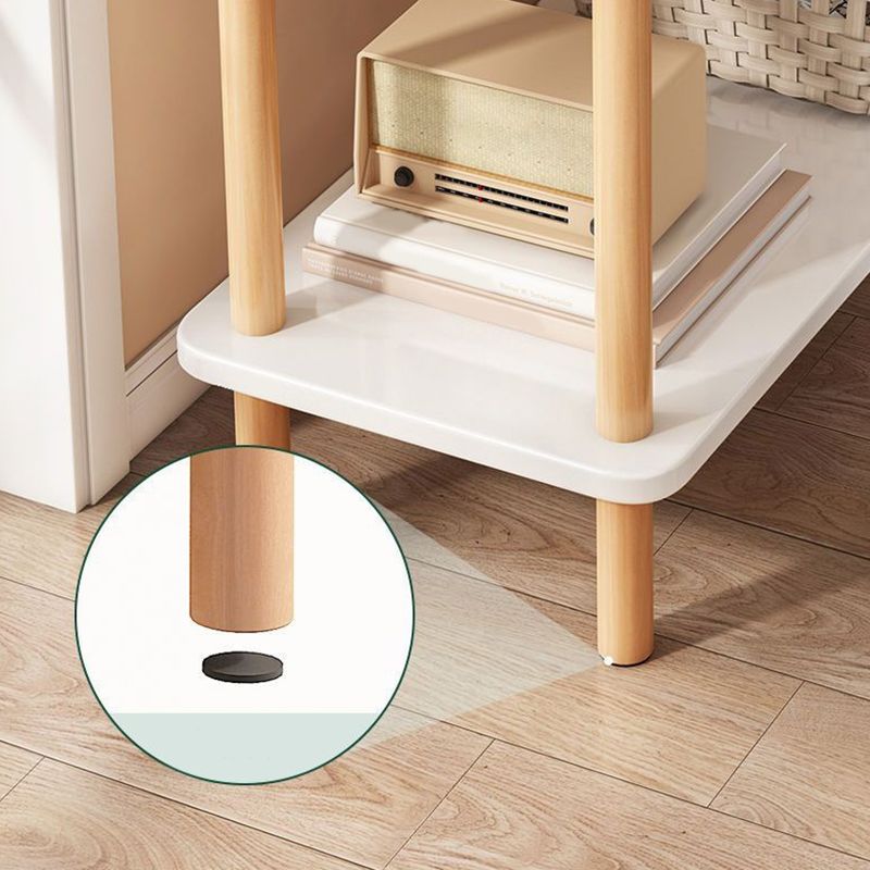 Scaffali scandinavi 2 menomini da tavola di accento 21 "di altezza con le gambe