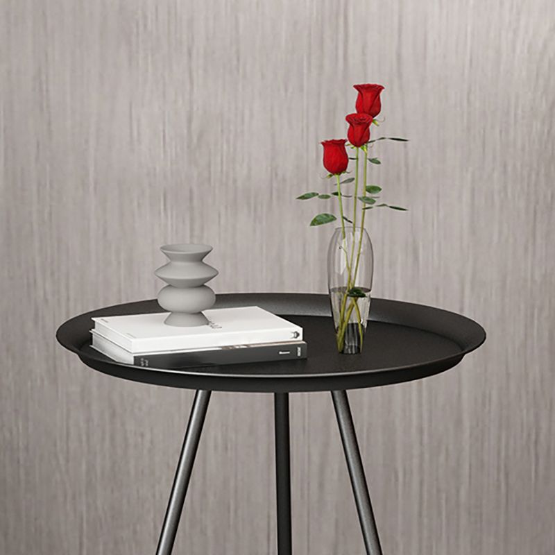 Round End Table Modern Minimalist Side End Table for Living Room Clearhalo 'Coffee & Accent Tables' 'End & Side Tables' 'end_side_tables' 'furn' 'furn_end_side_tables' 'Furniture' 'Living Room Furniture' 1200x1200_0257b796-d6b3-43d0-b9eb-a4cff28ed70e