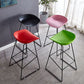 Scandinavian Coffee Shop Footrest Stool Matte Finish Plastic Bar Stool Clearhalo 'Bar Furniture' 'Bar Stools' 'bar_stools' 'Furniture' 'furniture_bar_stools' 'Kitchen & Dining Furniture' 1200x1200_025cf35a-259d-45b8-851e-1c38fd3e0997