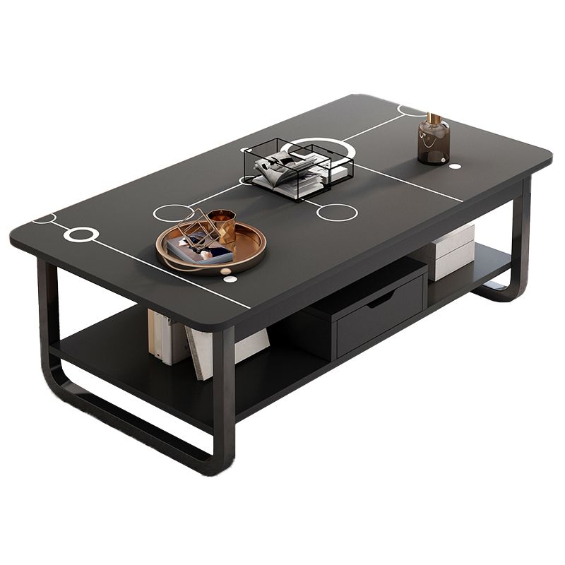 4 Legs Storage Coffee Table Set Modern Wood Rectangle Coffee Table Clearhalo 'Coffee & Accent Tables' 'Coffee Tables' 'coffee_tables' 'furn' 'furn_coffee_tables' 'Furniture' 'Living Room Furniture' 1200x1200_0262428d-d58f-44f6-8ef2-e8aa09712fcc