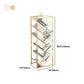 Modern Style Bookcase Open Back Metal Vertical Bookshelf for Home Clearhalo 'Bookcases' 'furn' 'furn_bookcases' 'Furniture' 'Office Furniture' 1200x1200_0263f4d5-30e8-4a41-a7d8-cedb789337ea