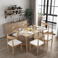 Industrial Kitchen Wood Table for Restaurant Dining Table with Wooden Base Clearhalo ' dining_table' 'Dining Tables & Seating' 'Dining Tables' 'furn' 'furn_dining_table' 'Furniture' 'furniture_dining_table' 'Kitchen & Dining Furniture' 'kitchen&dining_furn' 'kitchen' 'kitchen_dining_table' 1200x1200_0264d604-102b-41df-a620-4a71267c4c7a