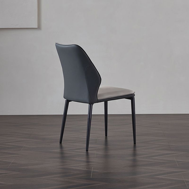 Industrial Dining Room Side Chair Metal Legs Wingback Chairs Clearhalo 'Dining Chairs' 'Dining Tables & Seating' 'dining_chair' 'furn' 'furn_dining_chair' 'Furniture' 'Kitchen & Dining Furniture' 1200x1200_02672b84-39ef-4e2c-8ef1-d655852ec45c