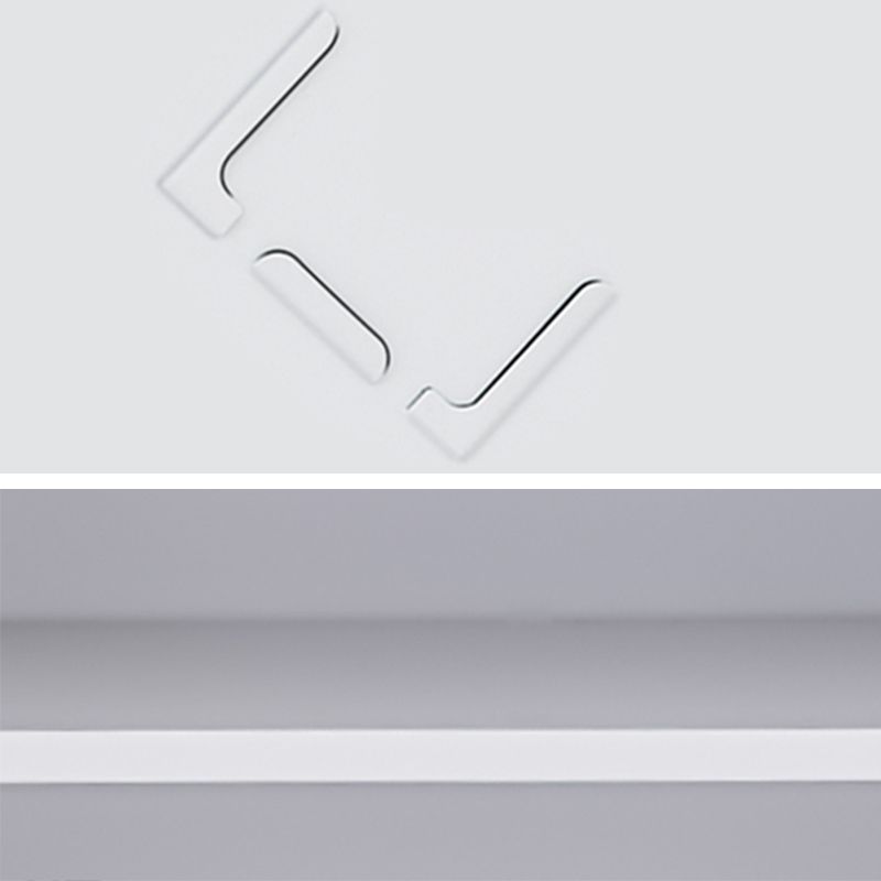 White Steel Wardrobe Cabinet Contemporary Style Wardrobe Armoire