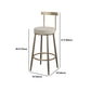Glam 1/2/3/5 Pieces Bar Table Set Rectangle Bar Table with Metal High Stools for Home Clearhalo 'Bar Furniture' 'furn' 'furn_home_bar_bar_sets' 'Furniture' 'Home Bars & Bar Sets' 'home_bar_bar_sets' 'Kitchen & Dining Furniture' 1200x1200_026c0f13-8657-4e20-b172-0d35afcc60c2