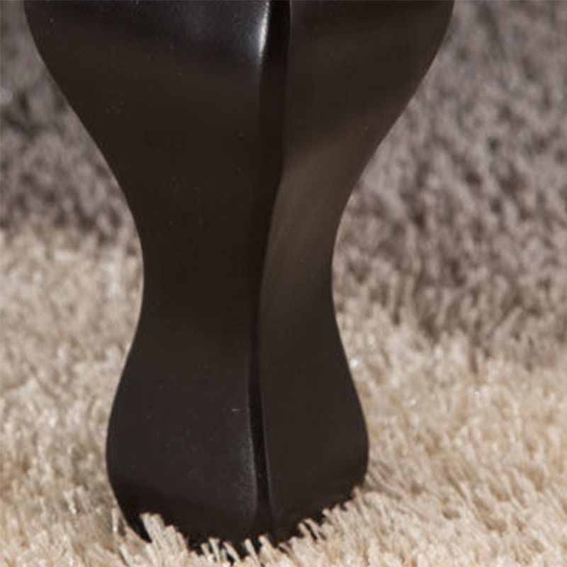 Mident secolo moderno da 33,46 "in pelle larga sedia a braccia arrotolata