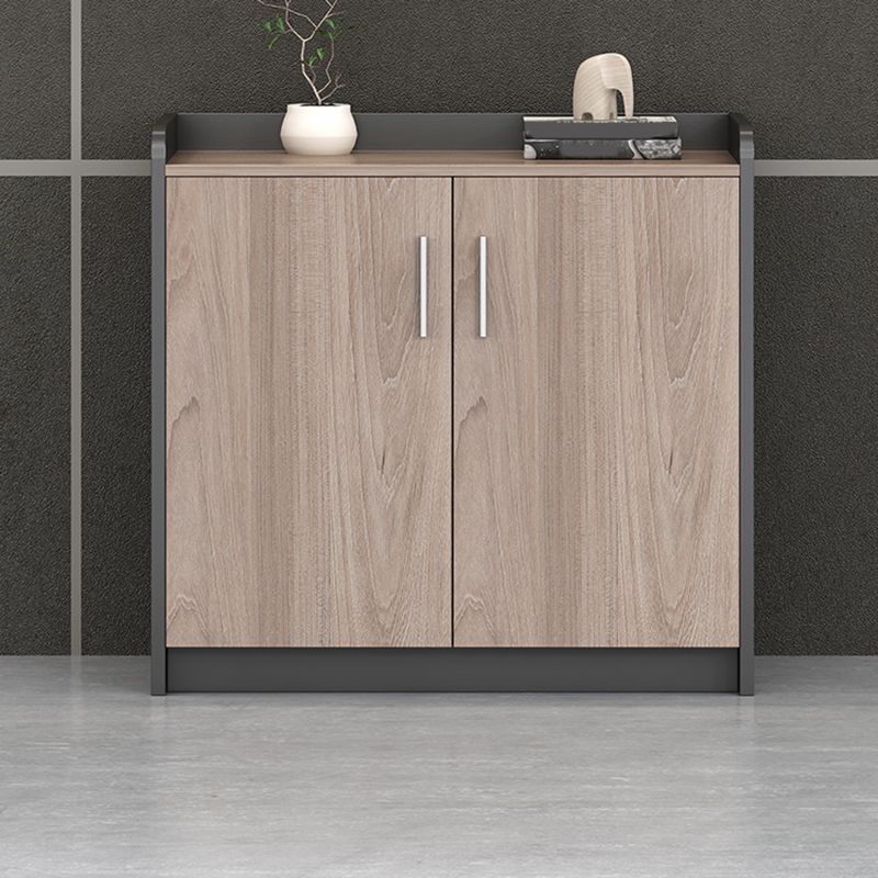 Babor de almacenamiento de marco de madera de archivos modernos medievales