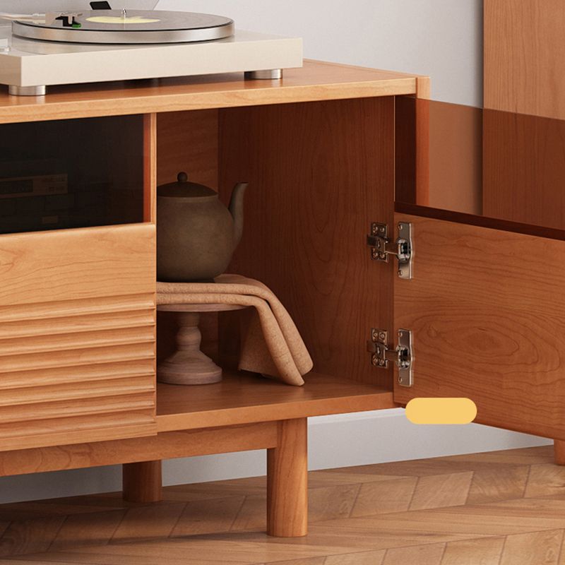 Scandinavian Media Console Wooden TV Console for Living Room Clearhalo 'furn' 'furn_tv_stands_entertainment_centers' 'Furniture' 'Living Room Furniture' 'TV Stands & Entertainment Centers' 'TV Stands & Media Storage Furniture' 'tv_stands_entertainment_centers' 1200x1200_026e9dbf-9230-411a-b525-0f8228528f50