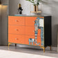 Horizontal Glam Double Chest Soft-Close Drawers Storage Chest Clearhalo 'Bedroom Furniture' 'Dressers & Chests' 'dressers_chests' 'furn' 'furn_dressers_chests' 'Furniture' 1200x1200_026f9ab9-1ee4-4655-96a3-430559dfd582