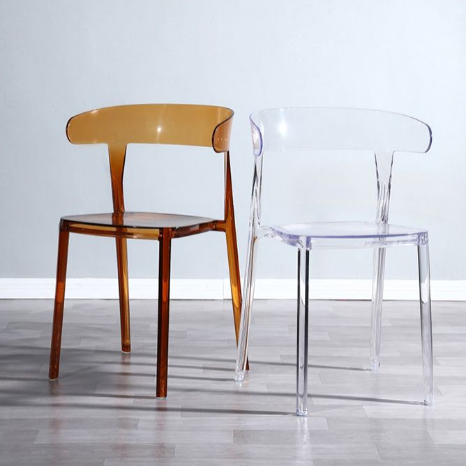 Nordic Style Plastic Dining Room Chair Open Back Dining Side Chair for Restaurant Use Clearhalo ' kitchen&dining_furn' 'Dining Chairs' 'Dining Tables & Seating' 'dining_chair' 'furn' 'furn_dining_chair' 'Furniture' 'furniture_dining_chair' 'Kitchen & Dining Furniture' 'kitchen' 1200x1200_0270b64c-9e4b-43af-8461-b3bee8ad8a47