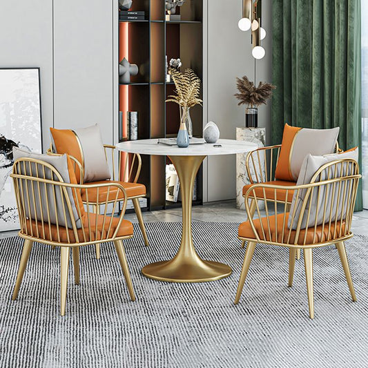 Glam 1/2/3/4/5 Pieces Sintered Stone Dining Set Dining Furniture Set /Separate Items Clearhalo 'Dining Room Sets' 'Dining Tables & Seating' 'dining_room_set' 'furn' 'furn_dining_room_set' 'Furniture' 'furniture_dining_room_set' 'Kitchen & Dining Furniture' 'kitchen&dining_furn' 'kitchen' 1200x1200_0274c915-bcc0-4f85-9f6b-18060973a7ee