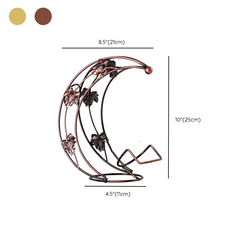 Glam Metal Wine Bottle Rack Countertop Bottle Holder for Living Room Clearhalo 'furn' 'furn_wine_racks' 'Furniture' 'Kitchen & Dining Furniture' 'Wine Racks' 'wine_racks' 1200x1200_0276172e-f791-4ca7-973c-22097acbcc44