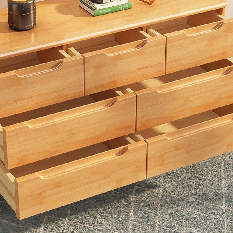 Contemporary Storage Chest Dresser Solid Wood Dresser with 5/6/7 Drawers Clearhalo 'Bedroom Furniture' 'Dressers & Chests' 'dressers_chests' 'furn' 'furn_dressers_chests' 'Furniture' 1200x1200_027642fb-30fd-4ae4-9d8f-4ed51f19ef0e