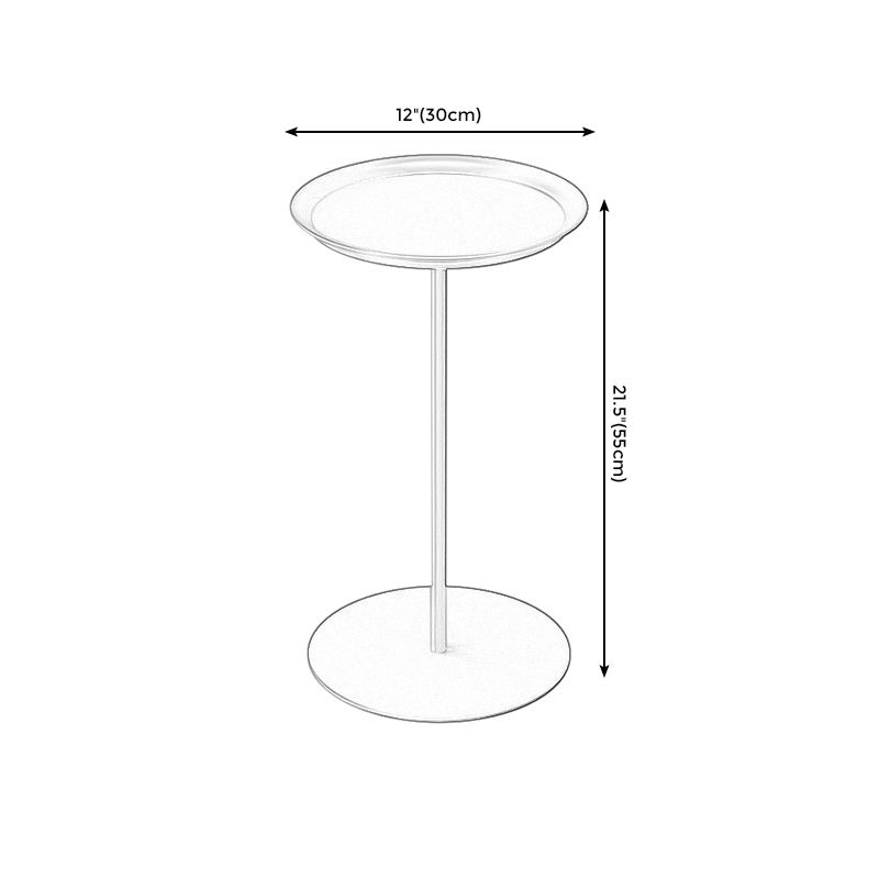 台座ベースデザインカクテルテーブル鉄の円形コーヒーテーブルのマルチカラー選択