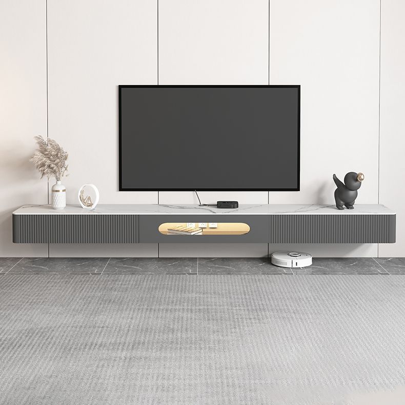 Gabinete de televisión montado en la pared Modern sintered Stone Home Console