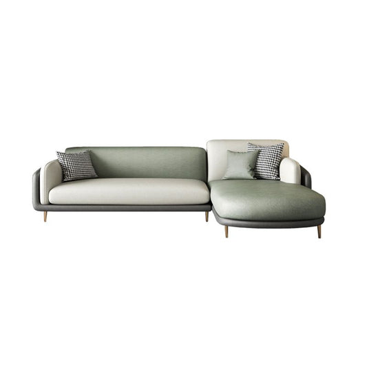 Ultra-Modern Pillow Top Arm Sofa Green and White Couch for Apartment Clearhalo 'furn' 'furn_sofas' 'Furniture' 'furniture_sofas' 'Living Room Furniture' 'Sofa' 'sofas' 1200x1200_0278429e-c5f4-4fde-90ca-a04fbd9a0976