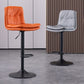 Modern Swivel Adjustable Height Barstool Matte Finish Leather Stool Clearhalo 'Bar Furniture' 'Bar Stools' 'bar_stools' 'furn' 'furn_bar_stools' 'Furniture' 'furniture_bar_stools' 'Kitchen & Dining Furniture' 1200x1200_027d0103-dd92-4dd3-8d52-96672e891db3