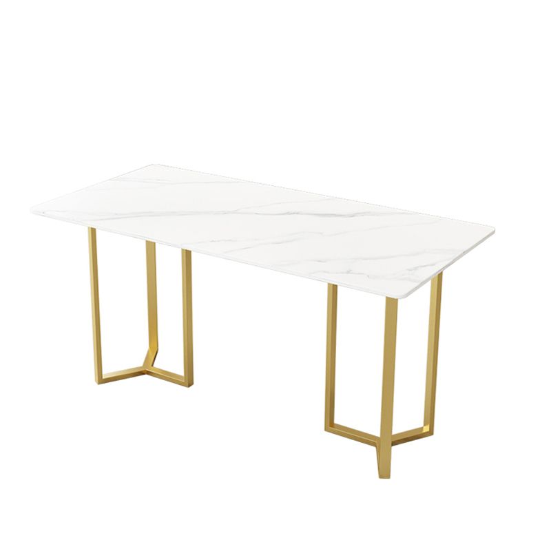 Sintered Stone Dining Table Traditional Luxury Gold Frame Table for Home Clearhalo ' dining_table' 'Dining Tables & Seating' 'Dining Tables' 'furn' 'furn_dining_table' 'Furniture' 'furniture_dining_table' 'Kitchen & Dining Furniture' 'kitchen&dining_furn' 'kitchen' 'kitchen_dining_table' 1200x1200_027e8d5a-7887-4cca-8656-7336b333137f